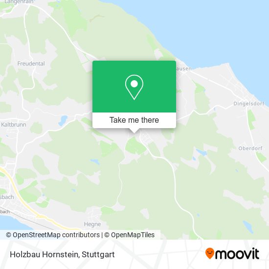 Holzbau Hornstein map
