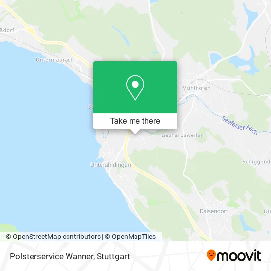 Карта Polsterservice Wanner