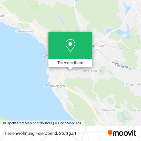 Ferienwohnung Feierabend map