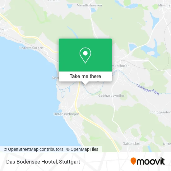Карта Das Bodensee Hostel