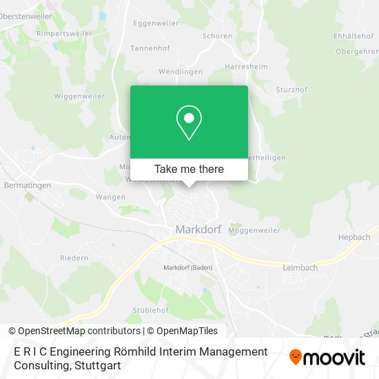 E R I C Engineering Römhild Interim Management Consulting map