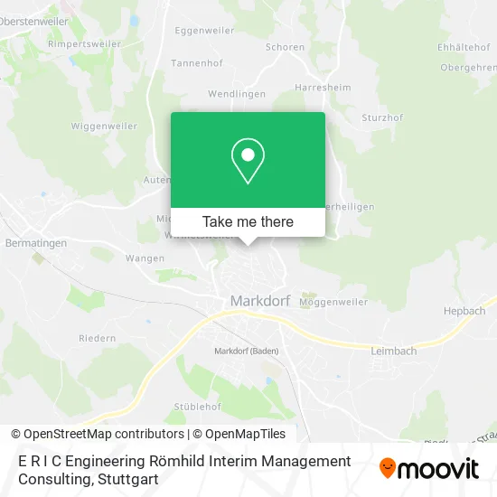 Карта E R I C Engineering Römhild Interim Management Consulting