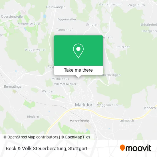 Карта Beck & Volk Steuerberatung