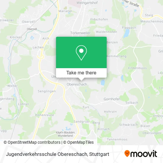 Карта Jugendverkehrsschule Obereschach