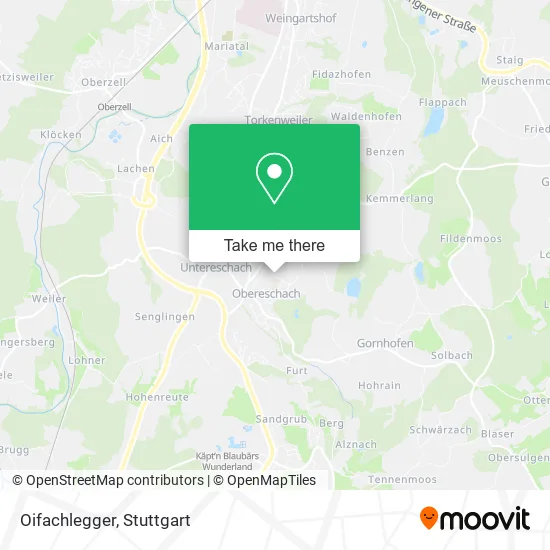 Карта Oifachlegger