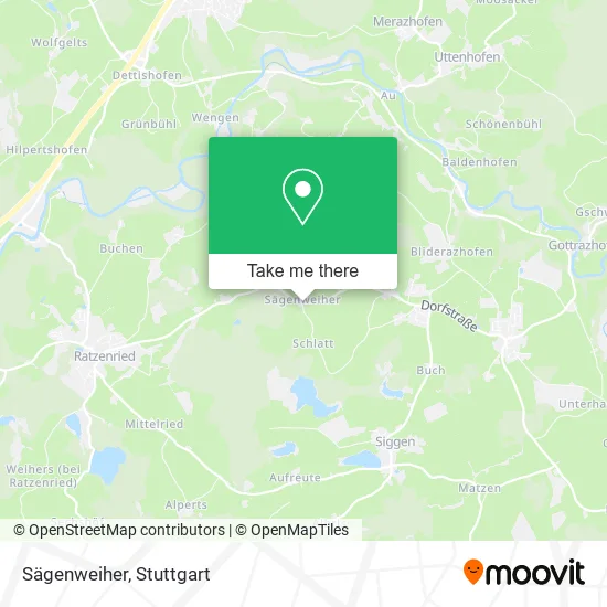 Карта Sägenweiher