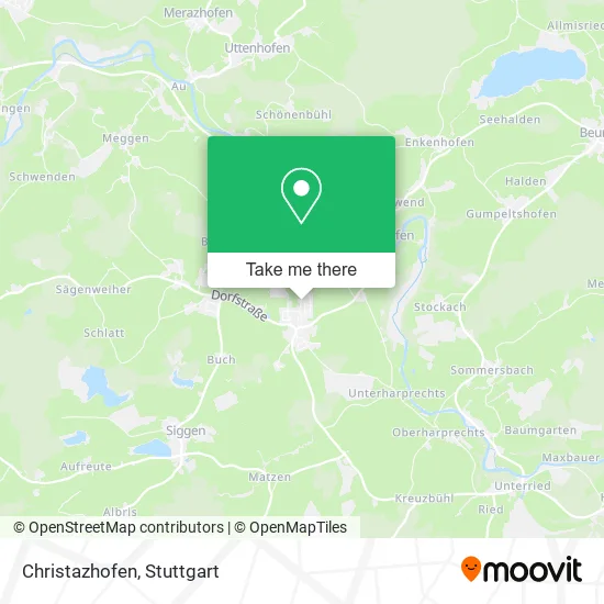 Christazhofen map