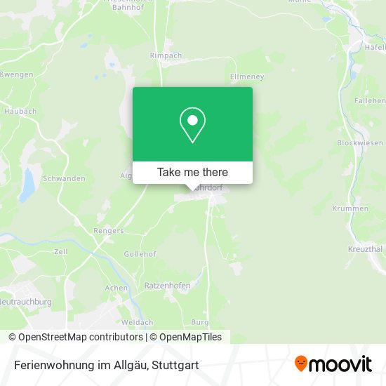 Карта Ferienwohnung im Allgäu