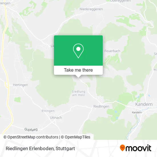 Карта Riedlingen Erlenboden