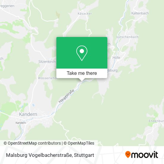 Malsburg Vogelbacherstraße map