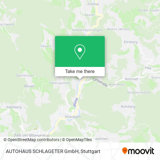 AUTOHAUS SCHLAGETER GmbH map
