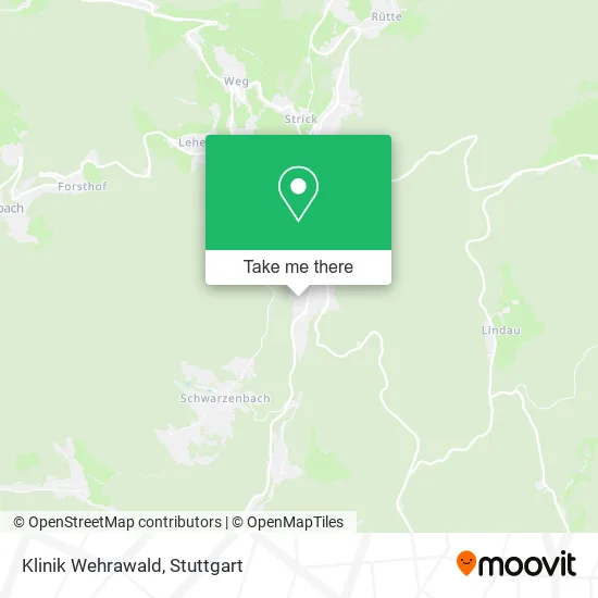 Карта Klinik Wehrawald