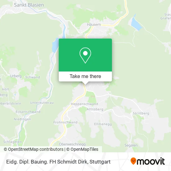 Карта Eidg. Dipl. Bauing. FH Schmidt Dirk