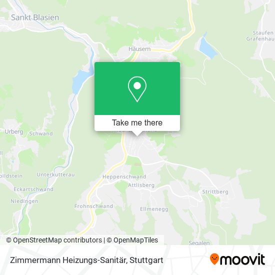 Zimmermann Heizungs-Sanitär map