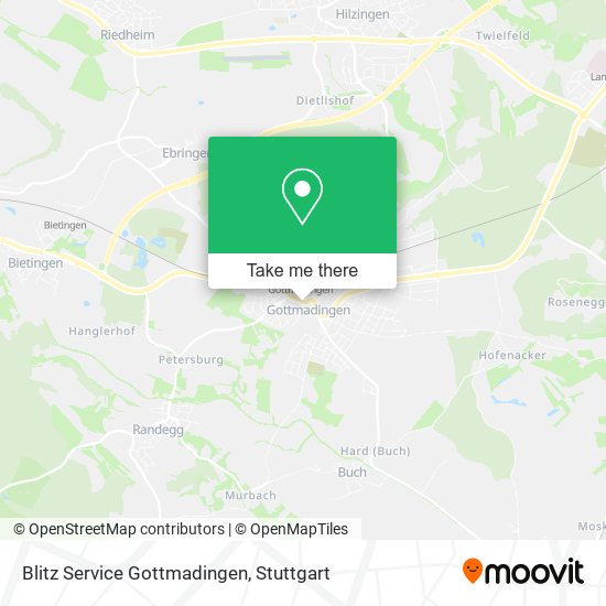 Blitz Service Gottmadingen map