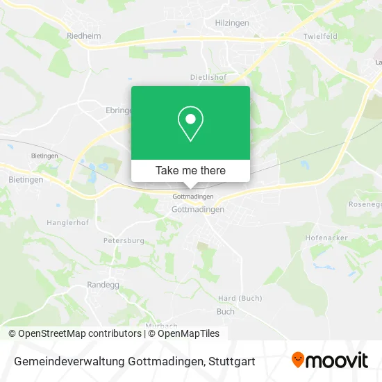 Карта Gemeindeverwaltung Gottmadingen