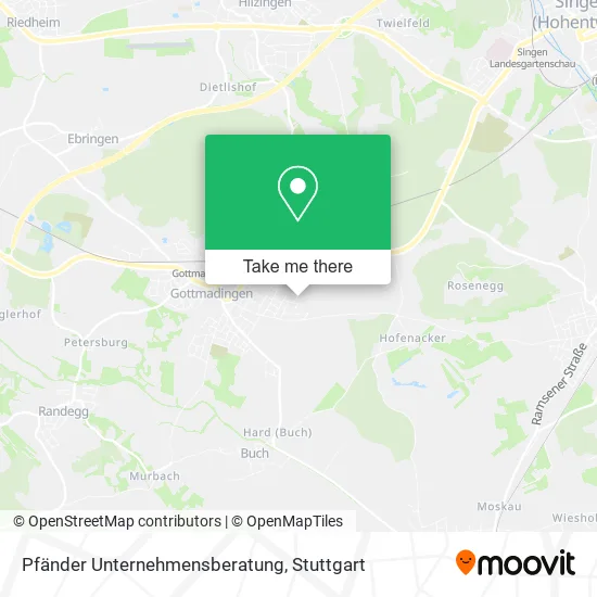 Карта Pfänder Unternehmensberatung