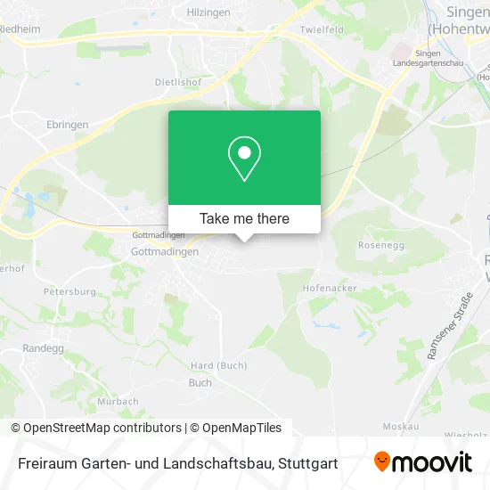 Карта Freiraum Garten- und Landschaftsbau