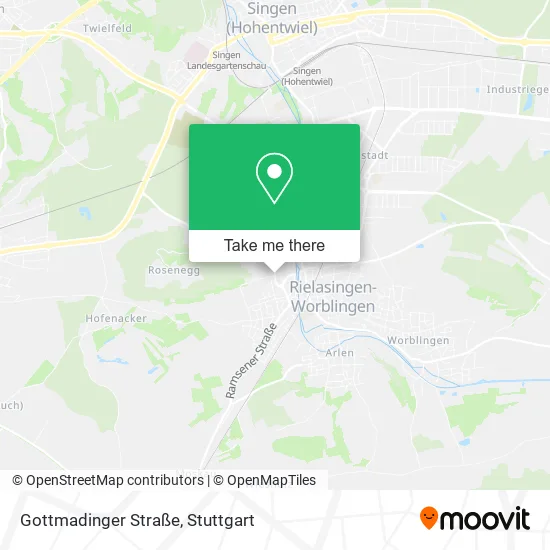 Карта Gottmadinger Straße