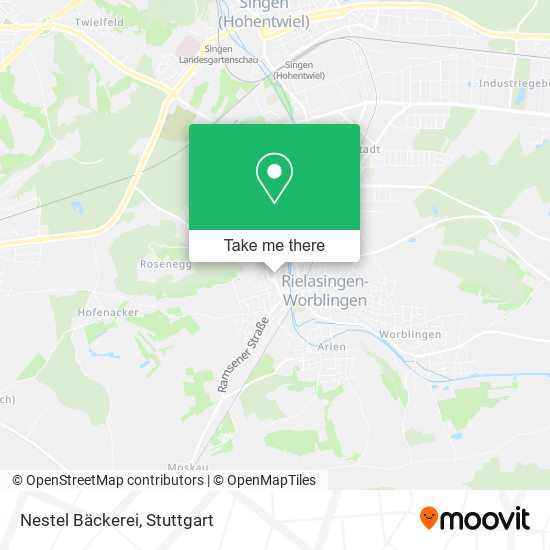 Карта Nestel Bäckerei