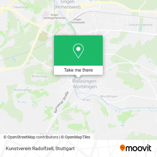 Карта Kunstverein Radolfzell