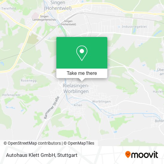 Autohaus Klett GmbH map