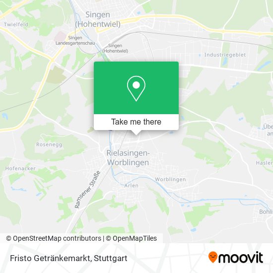Fristo Getränkemarkt map
