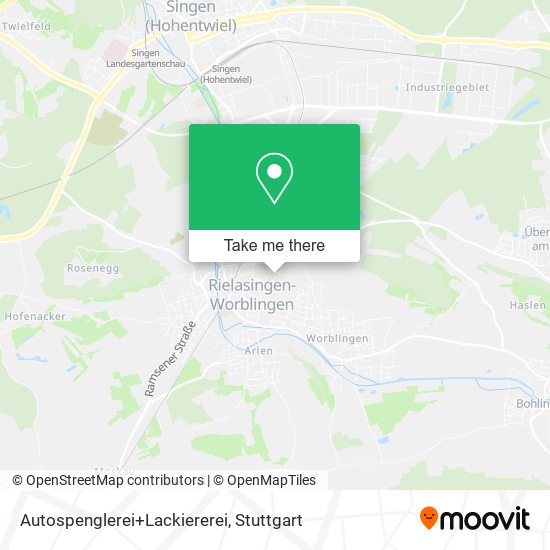 Autospenglerei+Lackiererei map
