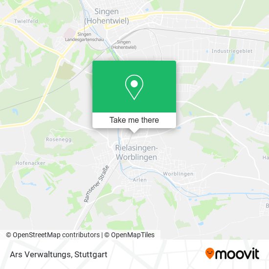 Ars Verwaltungs map