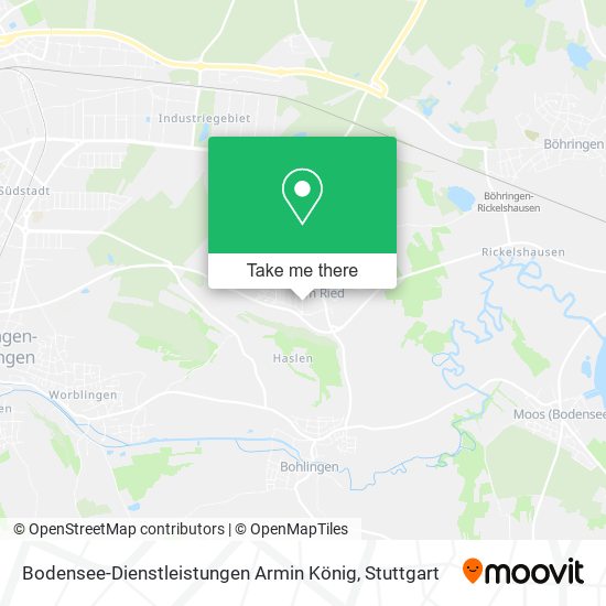 Bodensee-Dienstleistungen Armin König map