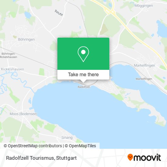 Карта Radolfzell Tourismus