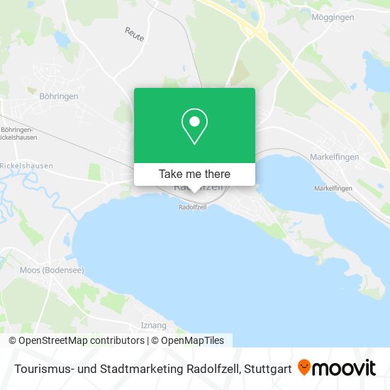 Tourismus- und Stadtmarketing Radolfzell map