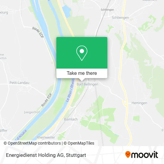 Карта Energiedienst Holding AG