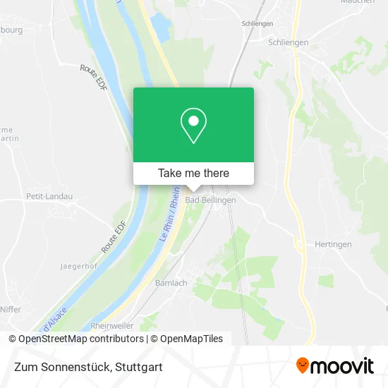 Карта Zum Sonnenstück