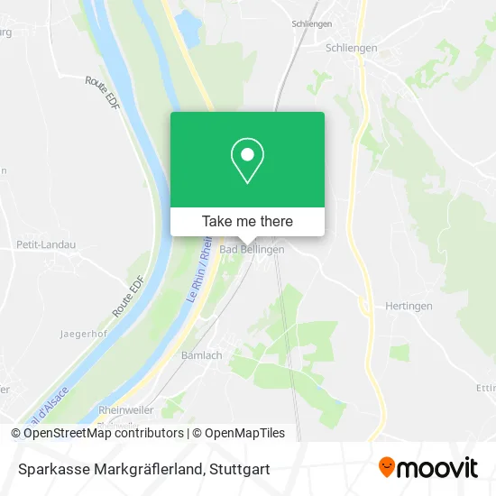 Карта Sparkasse Markgräflerland