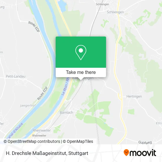 Карта H. Drechsle Maßageinstitut