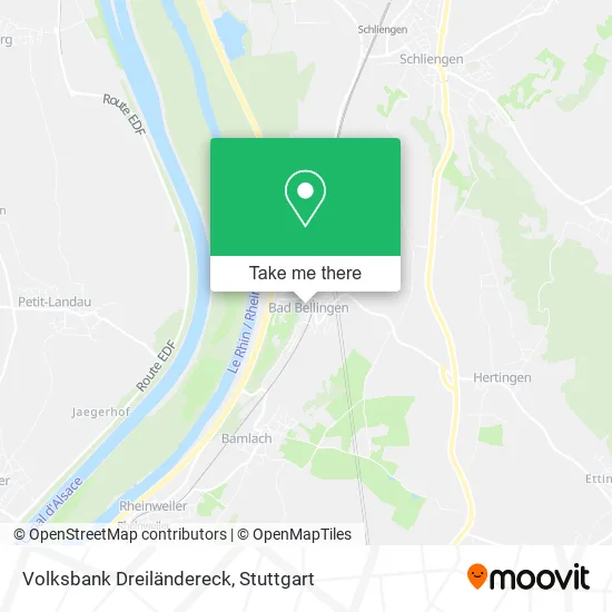 Карта Volksbank Dreiländereck