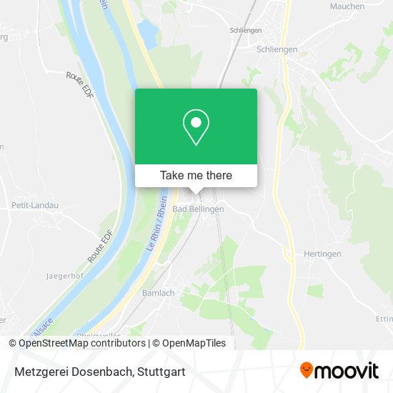 Metzgerei Dosenbach map