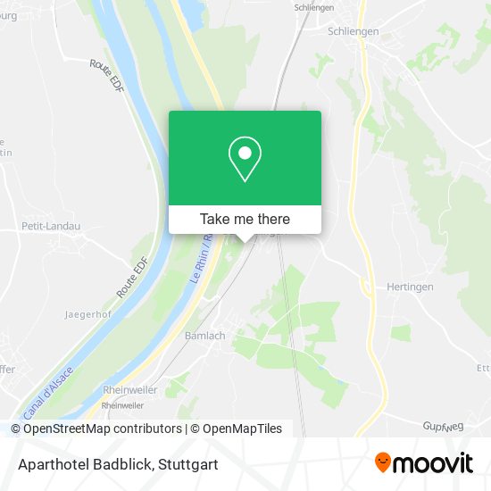 Aparthotel Badblick map