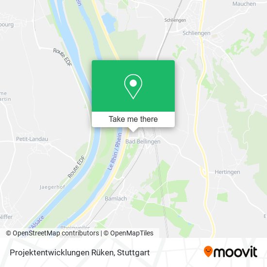 Projektentwicklungen Rüken map