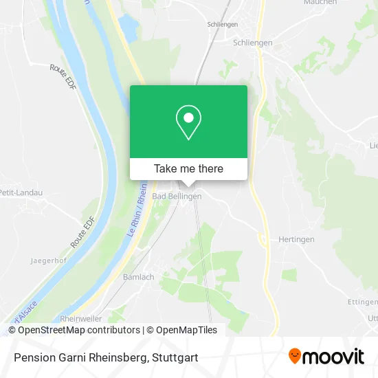 Карта Pension Garni Rheinsberg