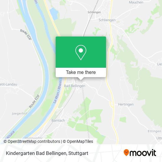 Kindergarten Bad Bellingen map