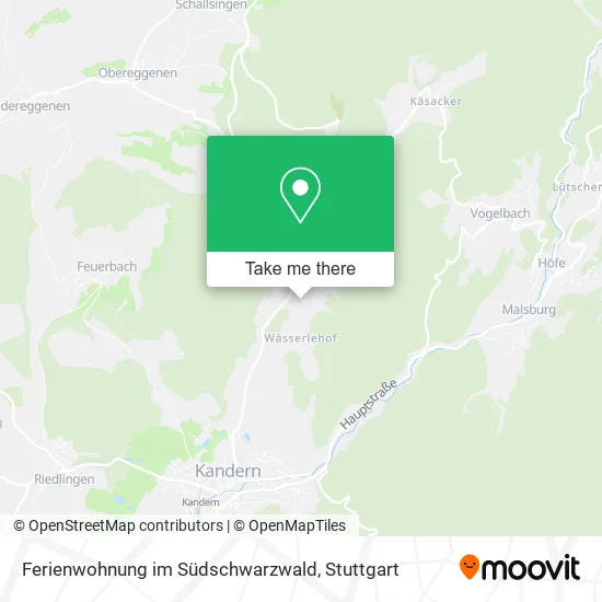 Карта Ferienwohnung im Südschwarzwald