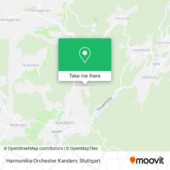 Harmonika-Orchester Kandern map