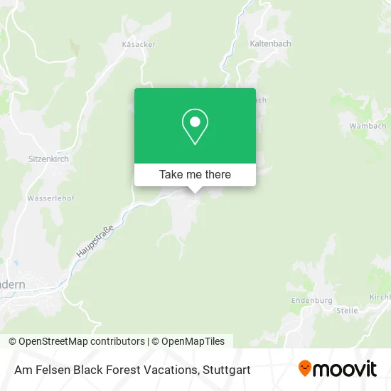 Карта Am Felsen Black Forest Vacations