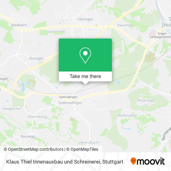 Klaus Thiel Innenausbau und Schreinerei map