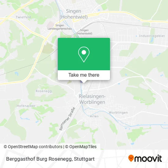 Карта Berggasthof Burg Rosenegg