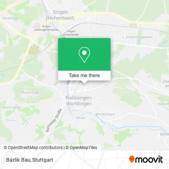 Карта Bázlik Bau