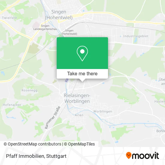 Карта Pfaff Immobilien