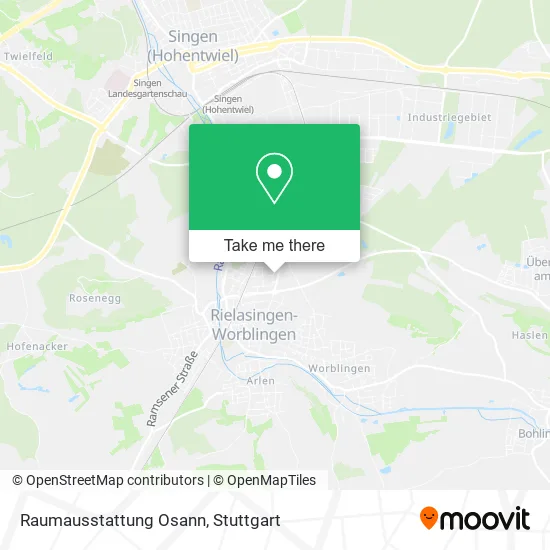 Карта Raumausstattung Osann